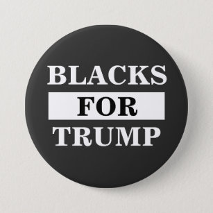 Blacks For Trump Button