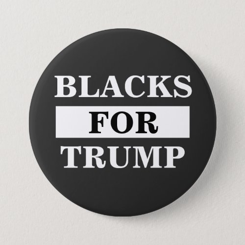 Blacks For Trump Button