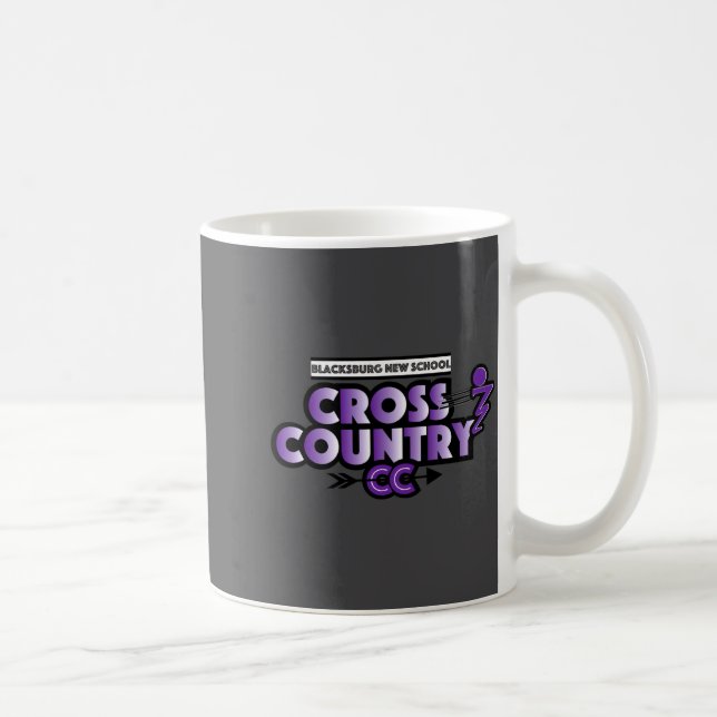 Blacksburg New School Cc Running Club Long Sleeve  Coffee Mug (Right)