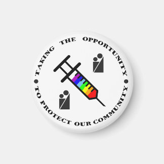 Blacksburg New School Celebrates COVID Vaccine Magnet