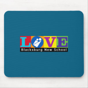 Blacksburg New School Merch Adult Slim Cut  Mouse Pad