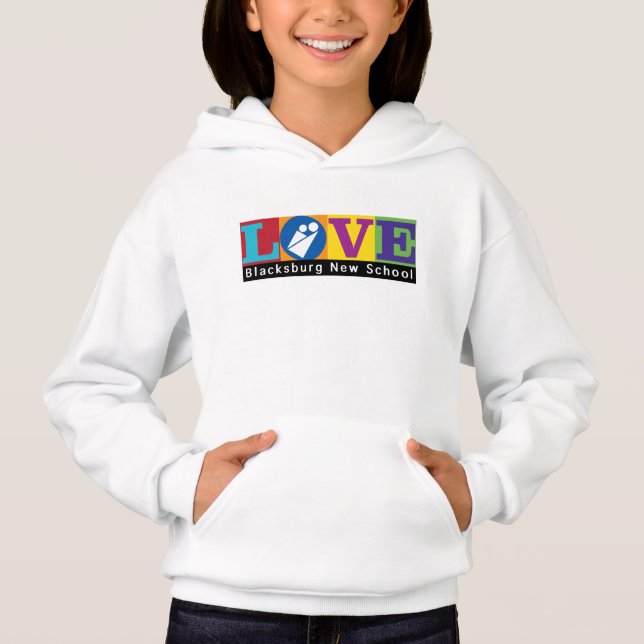 Blacksburg New School Merch Youth Hoodie  (Front)