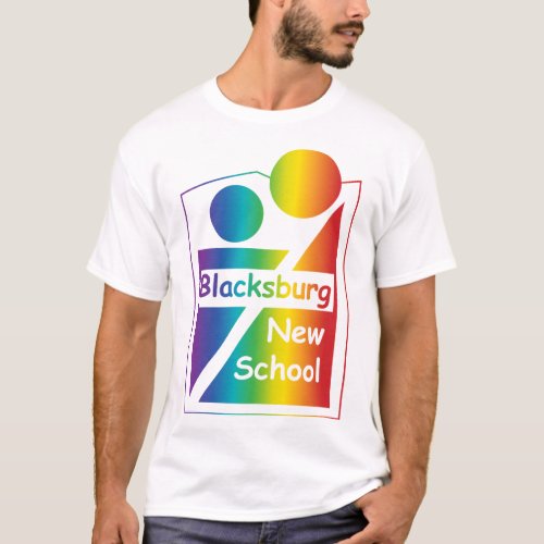 Blacksburg New School Retro Design T_Shirt