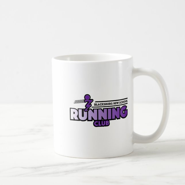 Blacksburg New School Running Club  Coffee Mug (Right)