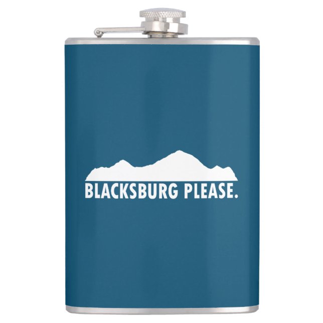  Blacksburg Please Flask (Front)