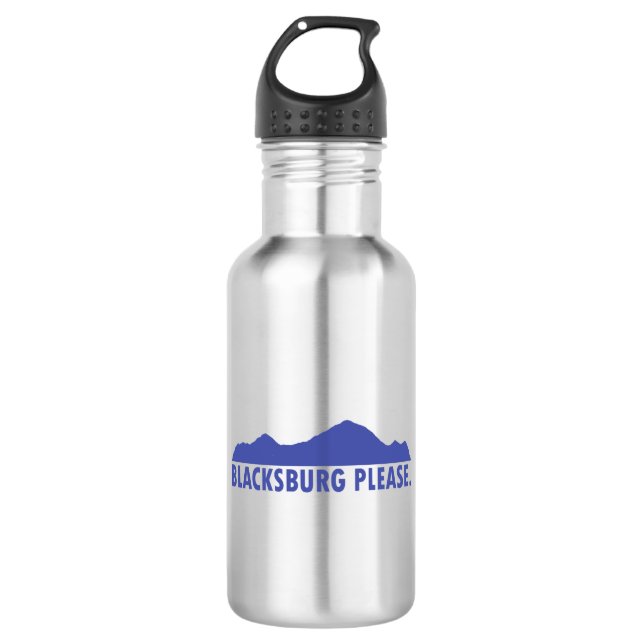 Blacksburg Please Stainless Steel Water Bottle (Front)
