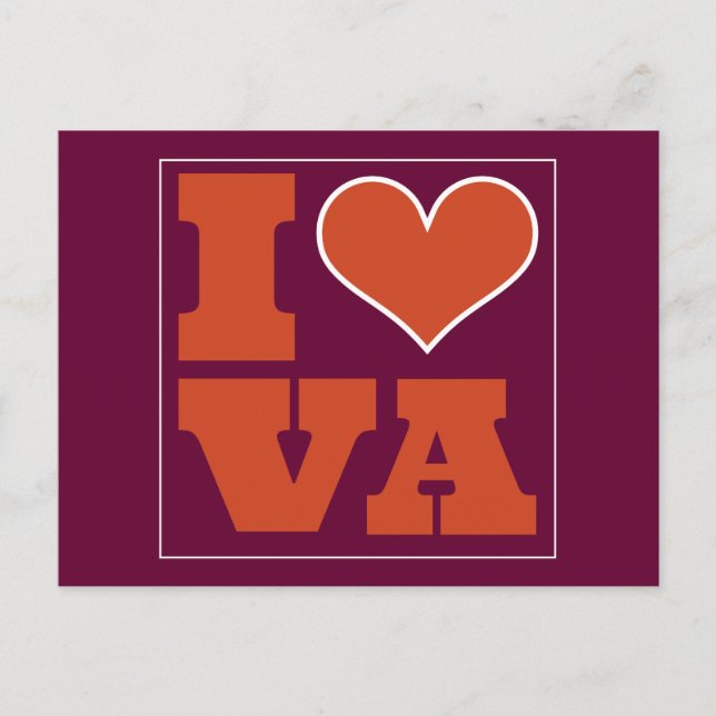 Blacksburg (VA) Tailgate Invitation Postcard (Front)