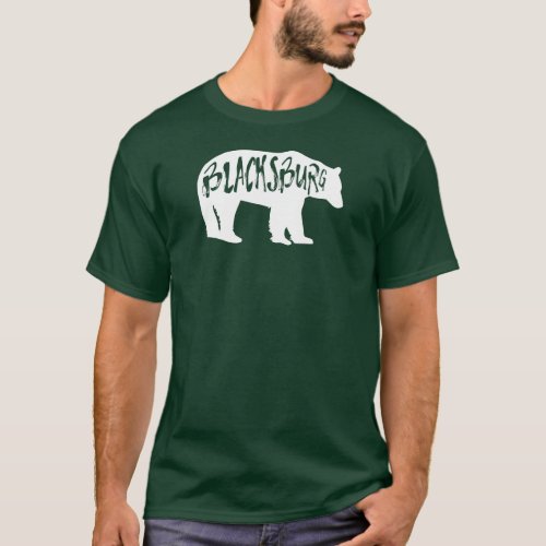 Blacksburg Virginia Bear T_Shirt
