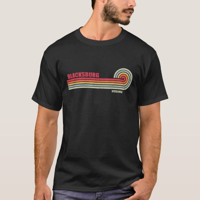 Blacksburg Virginia City State T-Shirt (Front)
