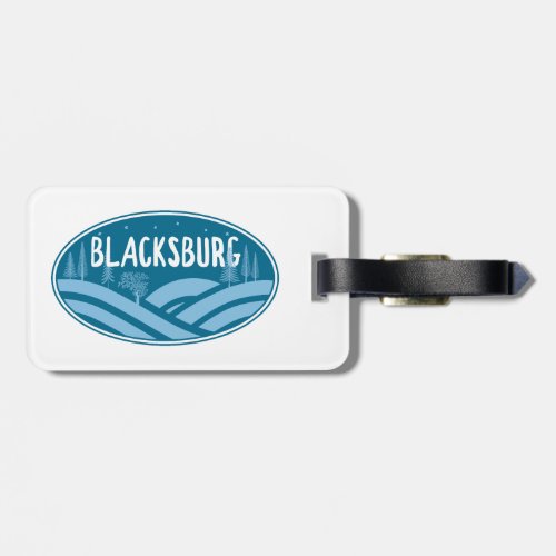 Blacksburg Virginia Outdoors Luggage Tag