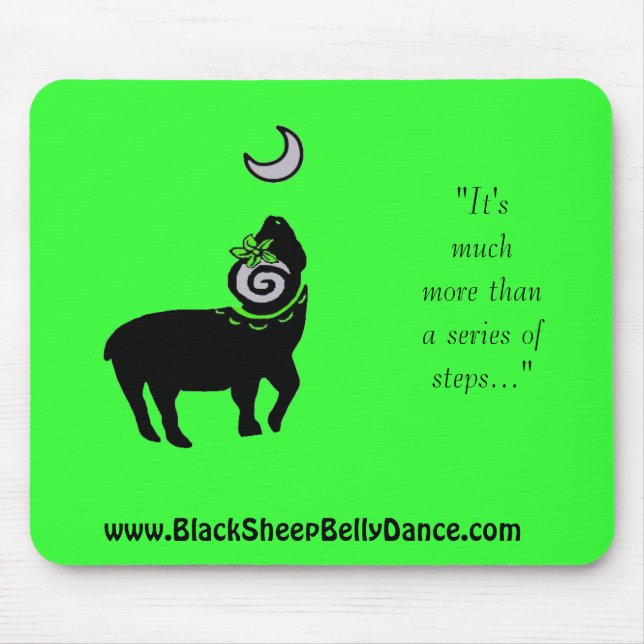 BlackSheep BellyDance Mousepad! Mouse Pad (Front)