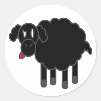 blacksheep classic round sticker
