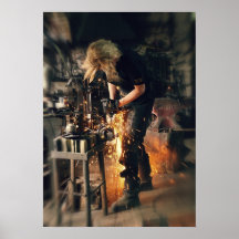 Blacksmith at work