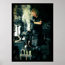 Blacksmith at work