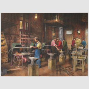 Blacksmith - Blacksmithing school 1899 Tissue Paper