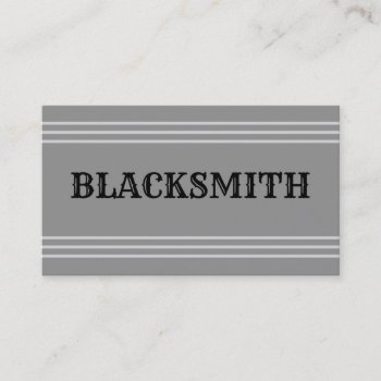 Blacksmith Business Card by businessCardsRUs at Zazzle
