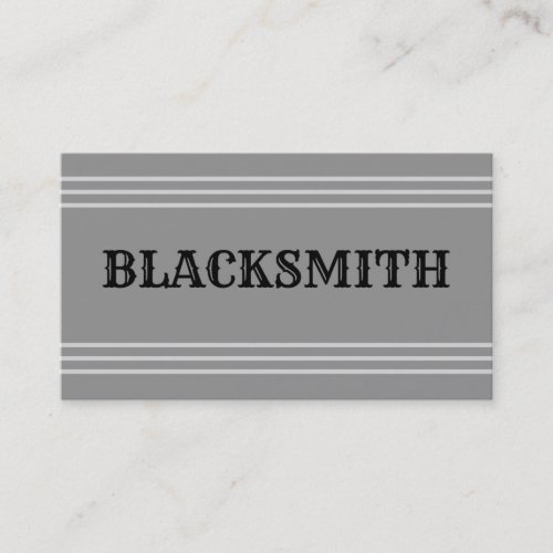 Blacksmith Business Card