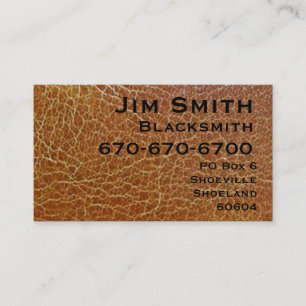 Blacksmith Business Card