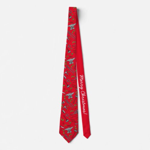 Blacksmith Christmas Neck Tie