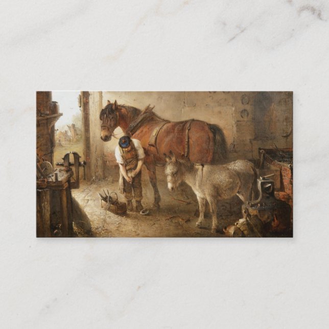 Blacksmith Farrier Business Card (Front)