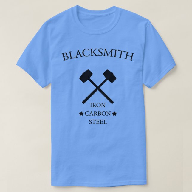 Blacksmith Iron carbon sl T T-Shirt (Design Front)