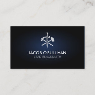 Blacksmith Iron Works Metal  Business Card