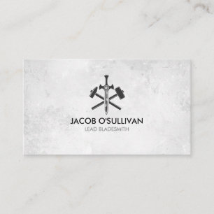 Blacksmith Iron Works Metal  Business Card
