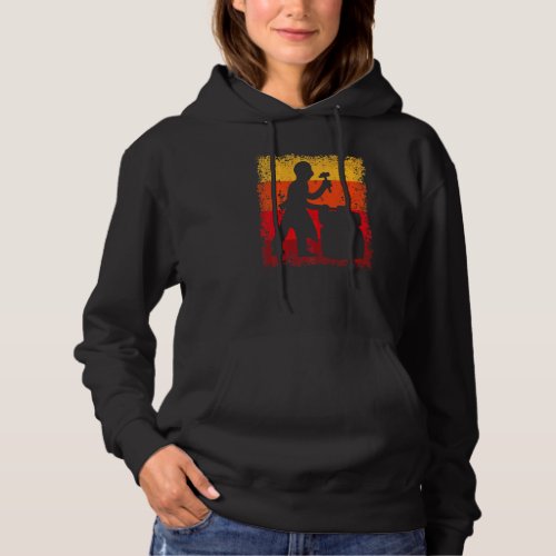 Blacksmith Metal Builder Metalworker Vintage Retro Hoodie