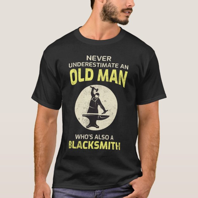Blacksmith Metalsmith Metal Worker T-Shirt (Front)