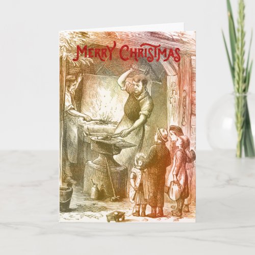 Blacksmith or Farrier Christmas Card