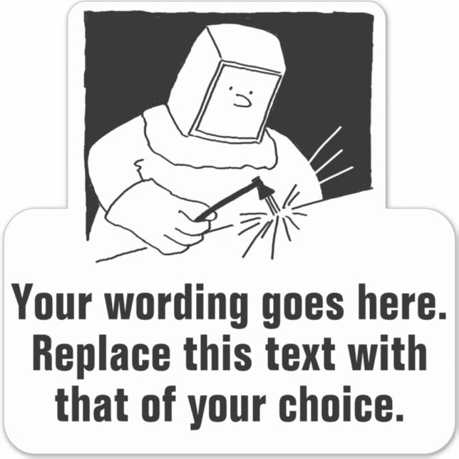 Blacksmith or Welder Promotional Sticker (Front)