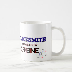 Blacksmith Powered by caffeine Coffee Mug