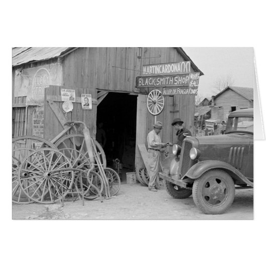 Blacksmith Shop, 1939 Cards (Front Horizontal)