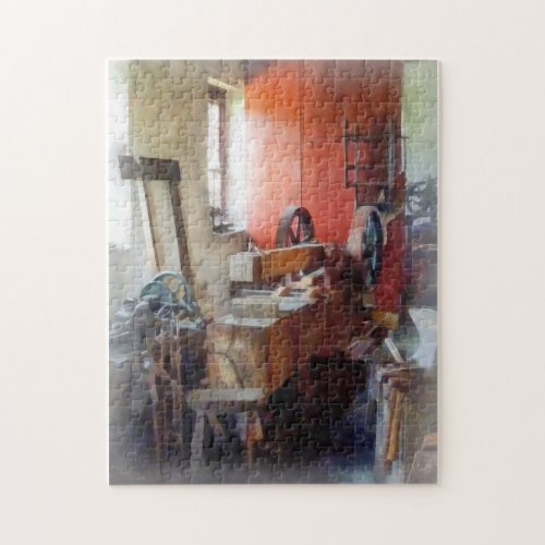 Blacksmith Shop Near Window Jigsaw Puzzle