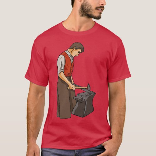 Blacksmith Smithing Crafting RPG T_Shirt