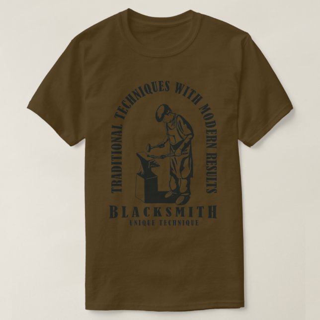 Blacksmith Unique T T-Shirt (Design Front)