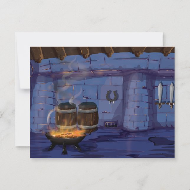 Blacksmiths Forge Invitation (Front)