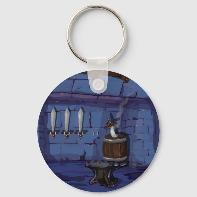 Blacksmiths Forge Keychain (Front)