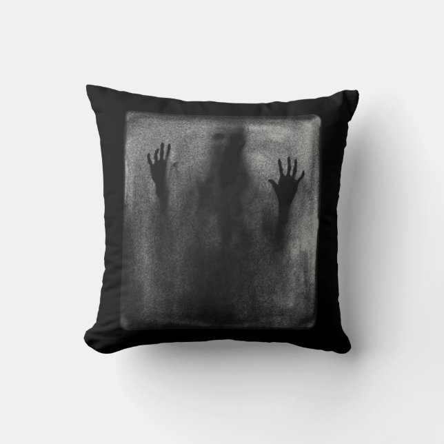 blacksoul Throw Pillow (Front)
