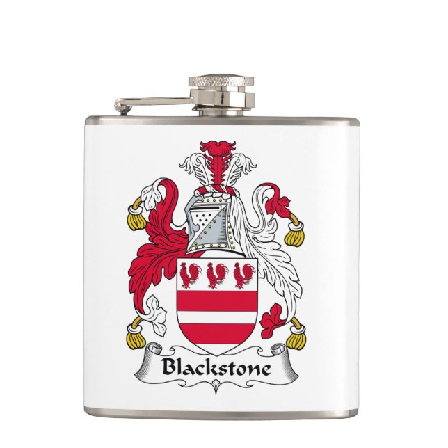 Blackstone Family Crest Flask (Front)