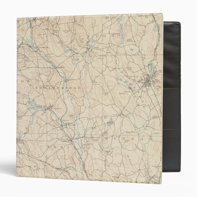 Blackstone, Massachusetts 3 Ring Binder (Front/Inside)