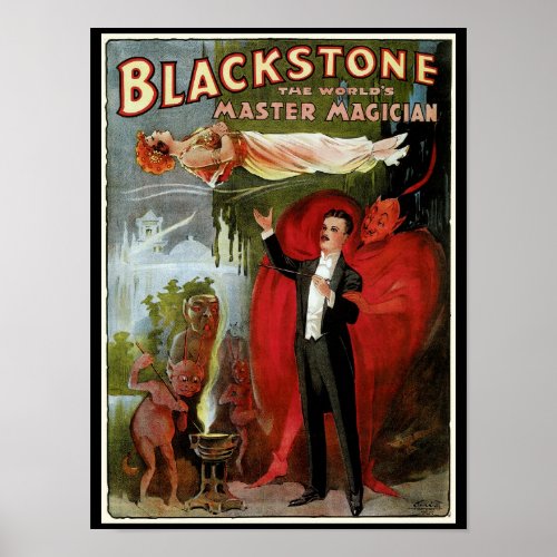 Blackstone Master Magician Poster