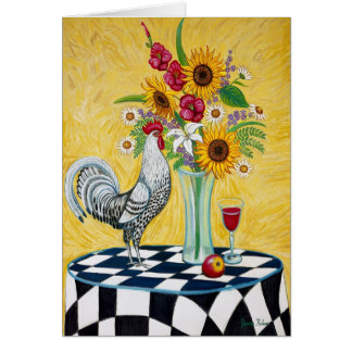 BlacktCheck Rooster Card