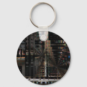 BlackTechnology Circuit Board Electronic Computer. Keychain