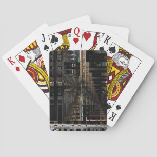 BlackTechnology Circuit Board Electronic Computer. Poker Cards