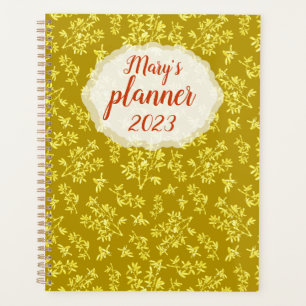 Blackthorn gold personalized   planner