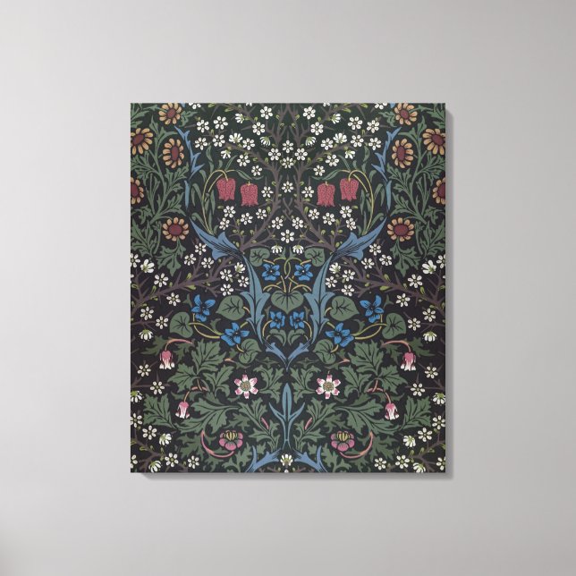 'Blackthorn' wallpaper design, 1892 Canvas Print (Front)