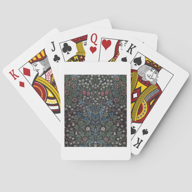 'Blackthorn' wallpaper design, 1892 Poker Cards (Back)