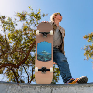 Blacktip Shark, Yap Island - Photographic Design   Skateboard