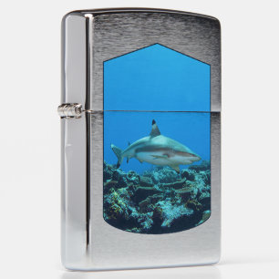 Blacktip Shark, Yap Island - Photographic Design Zippo Lighter